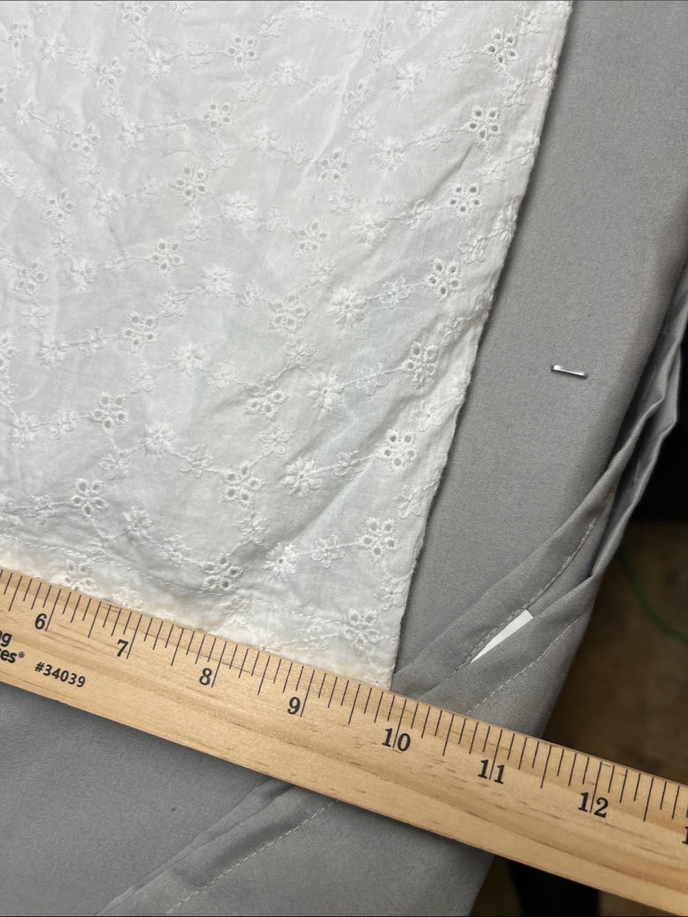 Copper keyWhite Eyelet Wide-Leg Pants - Picture 3 of 9